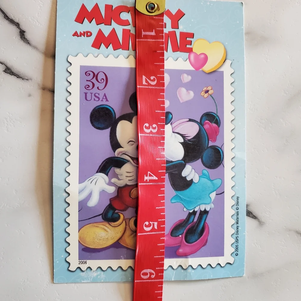 Mickey & Minnie Mouse Post Card Framed Timeless Romance 2006